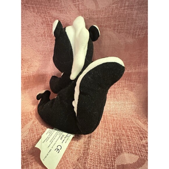 VNTG Walt Disney Flower the Skunk Bean Bag 7” Plush 1990's-NO TAG - Picture 6 of 6
